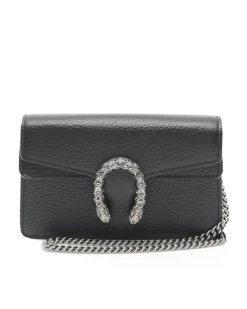 Preloved GG Marmont Mini Chain Bag Black Leather Crossbody