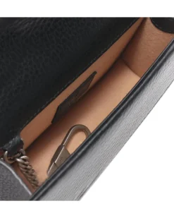 Preloved GG Marmont Mini Chain Bag Black Leather Crossbody