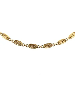 Preloved Gold Plated Chain Necklace with Clasp Closure
