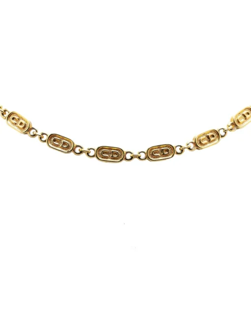 Preloved Gold Plated Chain Necklace with Clasp Closure