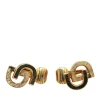 Preloved Gold Plated Clip On Earrings with Back Closure