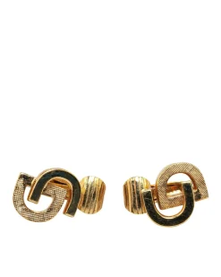 Preloved Gold Plated Clip On Earrings with Back Closure