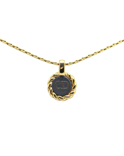 Preloved Gold Plated Pendant Necklace with Lobster Clasp Closure