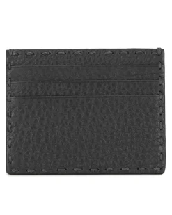 Preloved Leather Card Holder with Multiple Card Slots