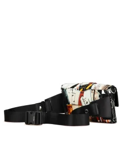 Preloved Nylon Convertible Belt Baguette with Adjustable Strap