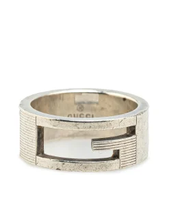 Preloved Sterling Silver G Cutout Ring