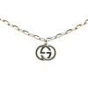 Preloved Sterling Silver Interlocking G Pendant Necklace