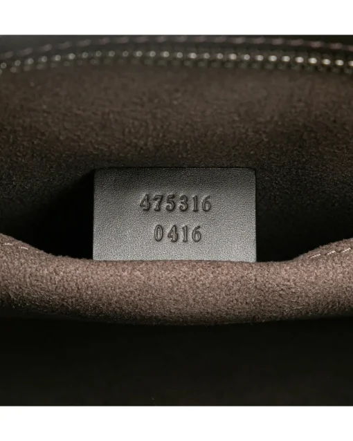 Preloved Supreme Web Coated Canvas Clutch with Interior Slip Pocket