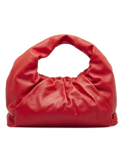 Preloved The Pouch Red Lambskin Leather Shoulder Bag   The Pouch