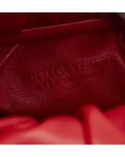 Preloved The Pouch Red Lambskin Leather Shoulder Bag   The Pouch