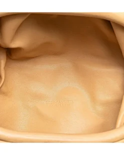 Preloved The Pouch Shoulder Bag Beige Lambskin Leather