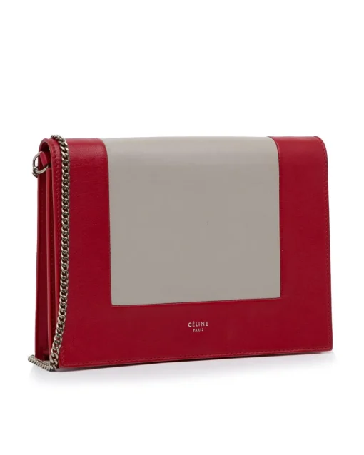 Preloved Trio Crossbody Bag in RedGrey