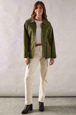 Premium Drawstring Trench Coat