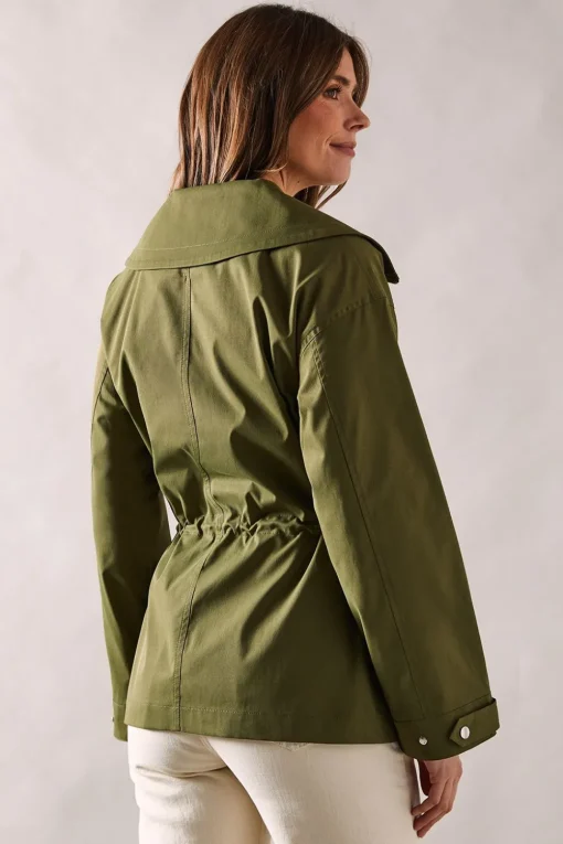 Premium Drawstring Trench Coat
