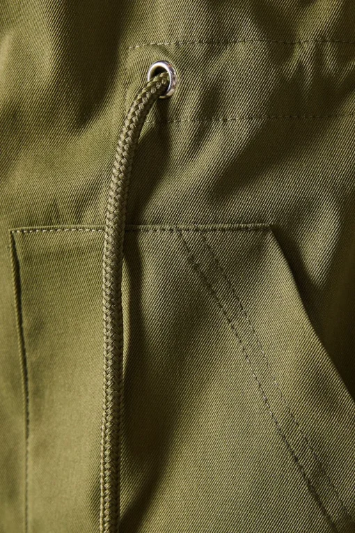 Premium Drawstring Trench Coat