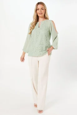 Premium Lace ¾ Sleeve Top