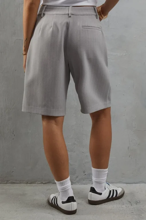 Premium Pinstripe Tailored Short