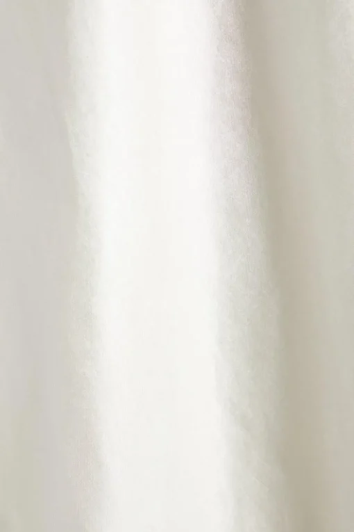 Premium Satin Bandeau Cowl Back Fishtail Maxi Dress