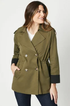 Premium Short Trench Coat
