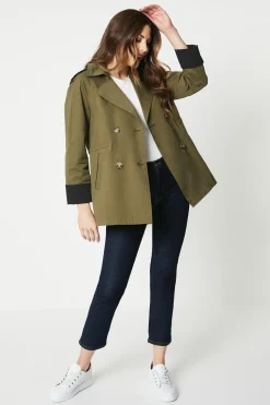 Premium Short Trench Coat