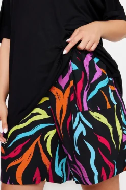 Print Paperbag Shorts