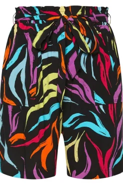 Print Paperbag Shorts