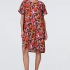 Printed Round Neck Tunic Dress