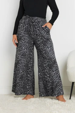 Printed Wide Leg Lounge Trousers