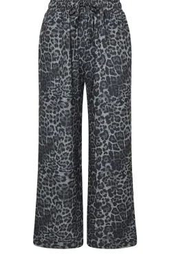 Printed Wide Leg Lounge Trousers