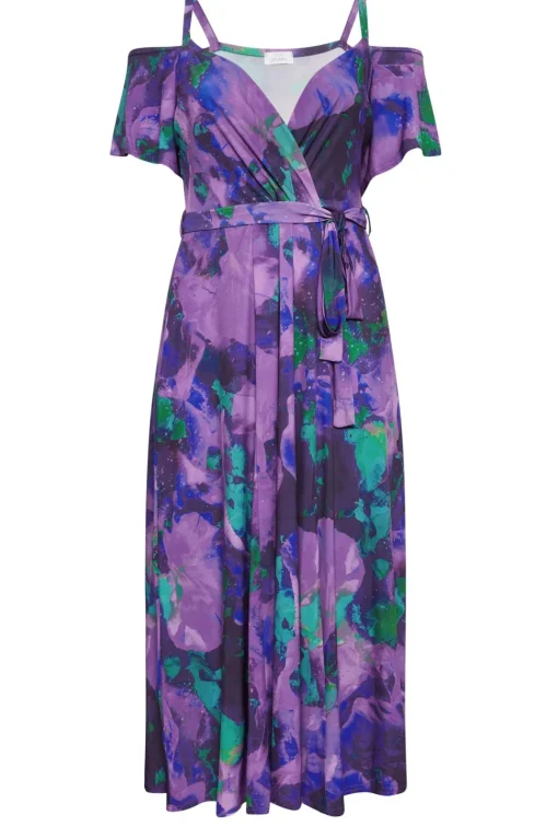 Printed Wrap Dress