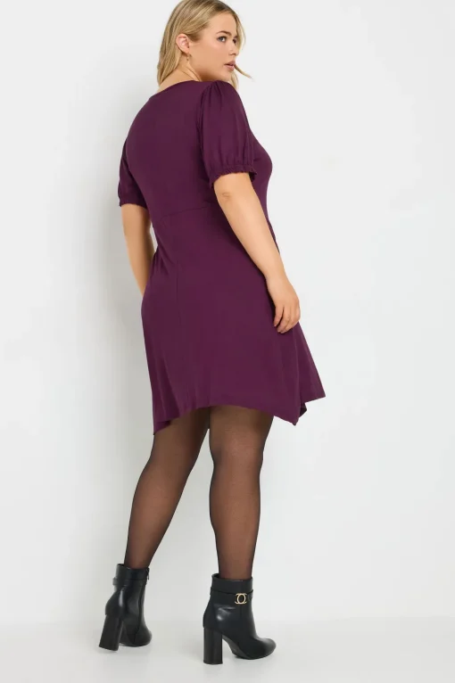 Puff Sleeve Mini Dress