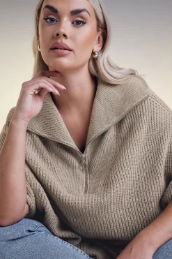 Quarter Zip Short Sleeve Jumper