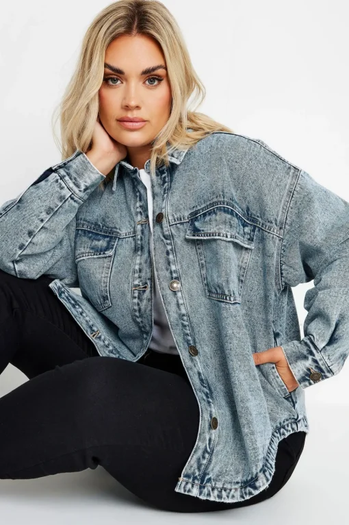 Quilted Denim Shacket