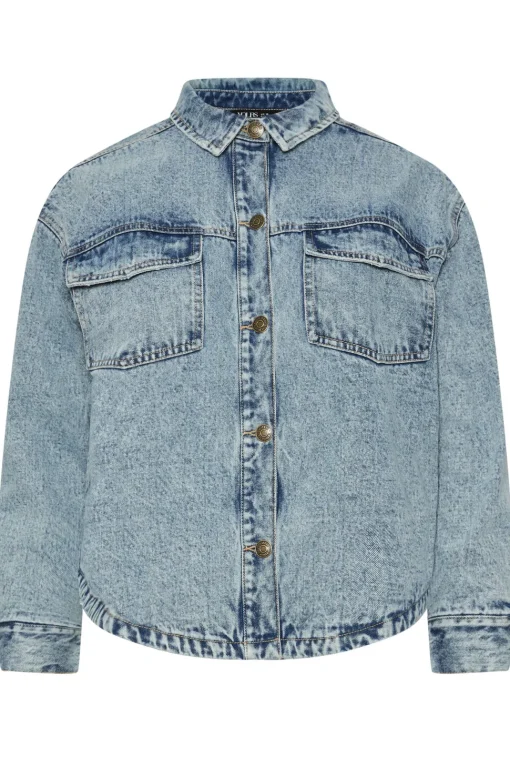 Quilted Denim Shacket