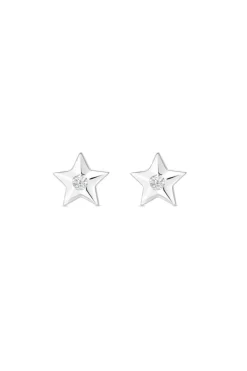 Recycled Sterling Silver 925 Mini Star Stud Earrings