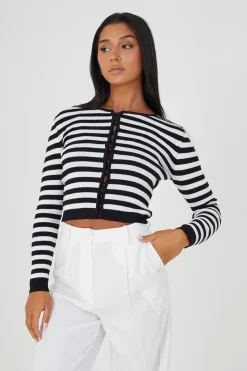 Ribbed Knitted Cardigan