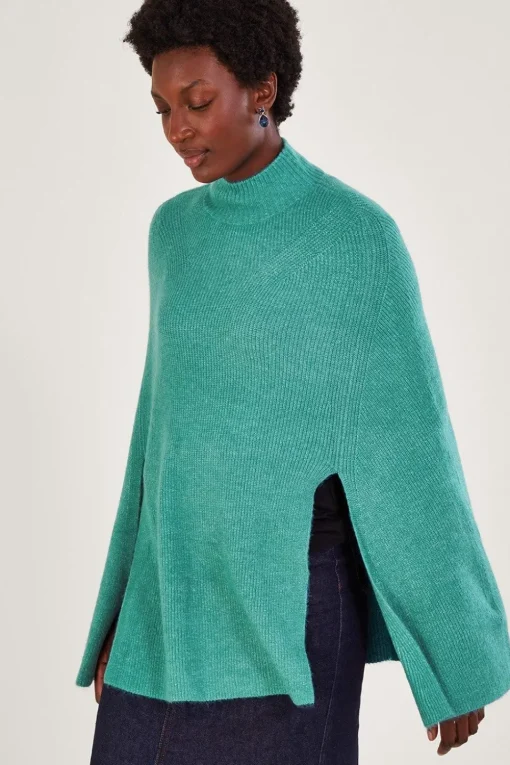 Ribbed Poncho