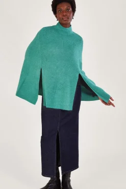 Ribbed Poncho