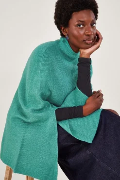 Ribbed Poncho