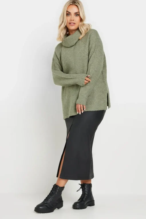 Roll Neck Knitted Jumper