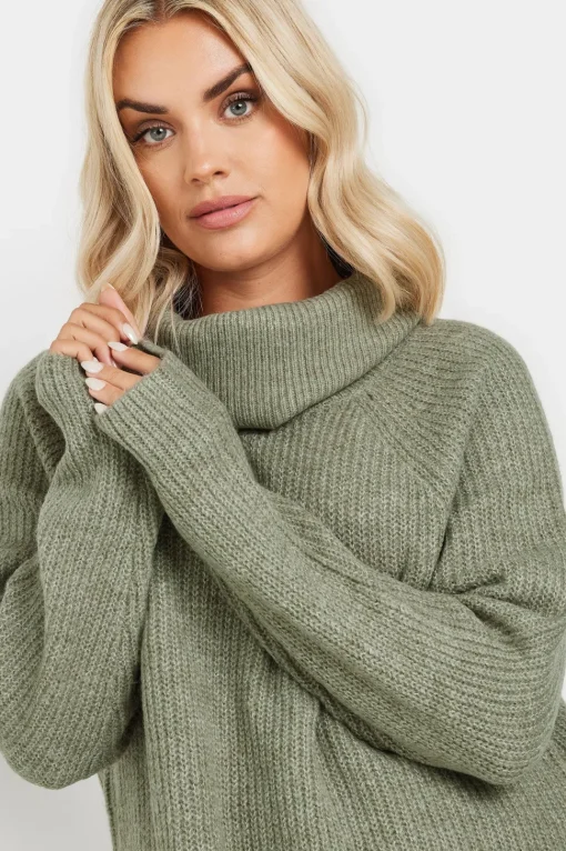 Roll Neck Knitted Jumper