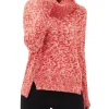 Rosia Melange Chunky Knit Jumper-Plain