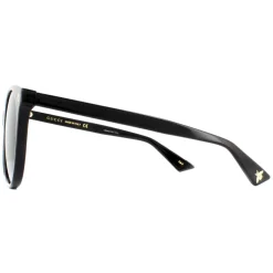 Round Black Grey Gradient Sunglasses