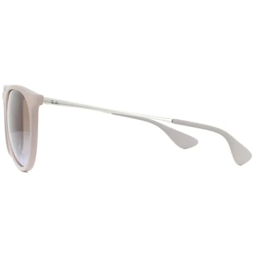Round Dark Rubber Sand Brown Gradient Erika 4171 Sunglasses