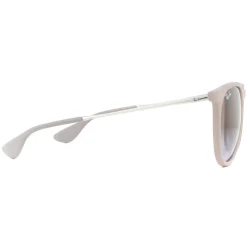 Round Dark Rubber Sand Brown Gradient Erika 4171 Sunglasses