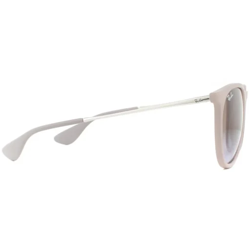 Round Dark Rubber Sand Brown Gradient Erika 4171 Sunglasses