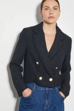 Rubi Crop Tweed Blazer