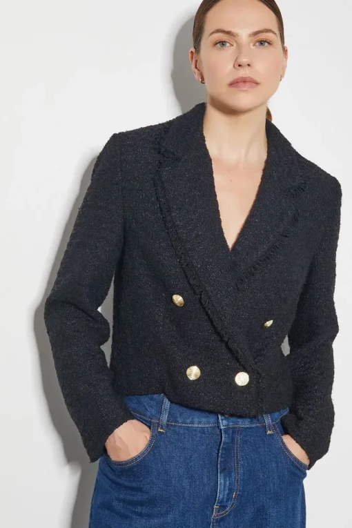 Rubi Crop Tweed Blazer
