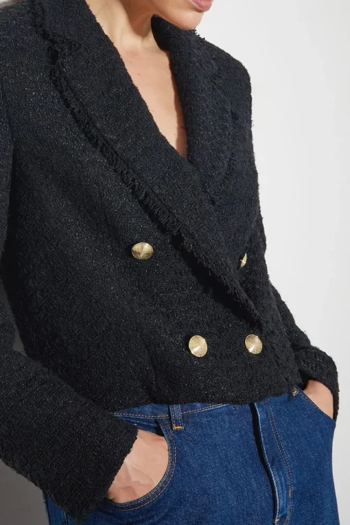 Rubi Crop Tweed Blazer