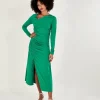 Ruched Side Jersey Dress